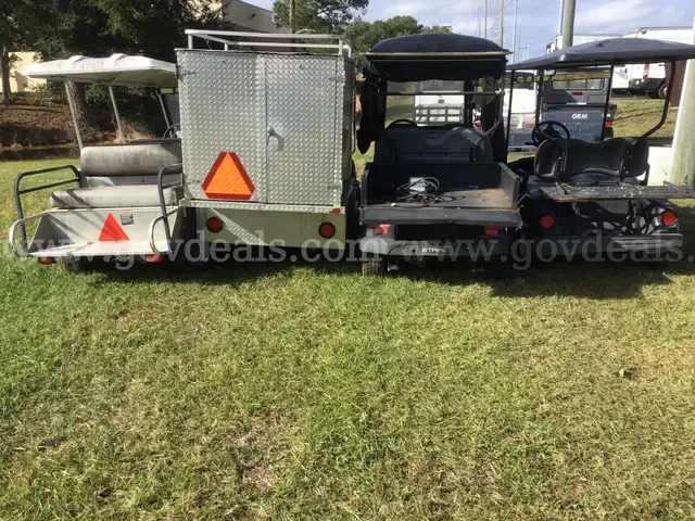 Seven (7) Assorted Golf/GEM Carts (For Parts or Repair)
