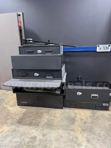 Law Enforcement Vehicle Gun Safes &#x2013; Lot of 6