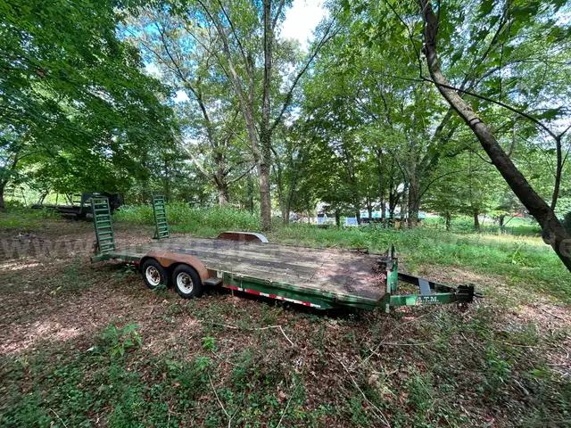 2003 ATM Utility Trailer. 26ft Total - 22ft deck and 4ft tongue.