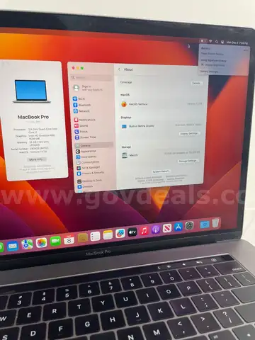 Lot of (1) 2017 MacBook Pro 15” with Touch Bar