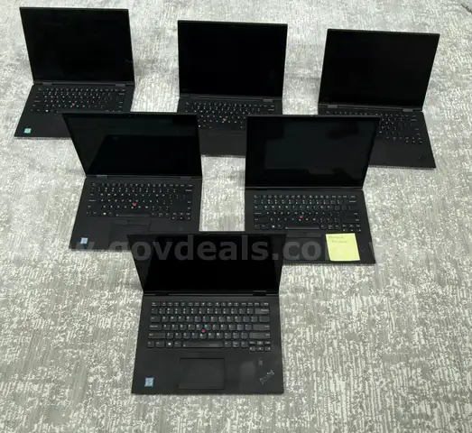Lot of ( 6 ) Lenovo X1 Carbon laptops
