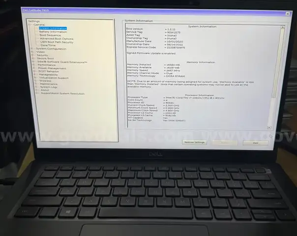 Dell Latitude 7410 laptop