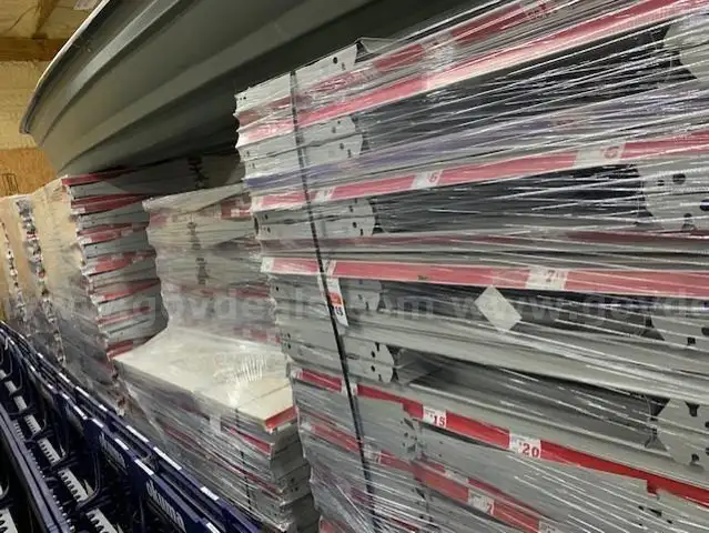 19 Pallets of Complete Retail Gondola Shelving