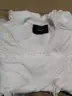 Simone Rocha Ruffle Puffle Sleeve Dress; White size Small