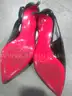 Christian Louboutin Hot Chick Patent Red Sole Slingback Pumps