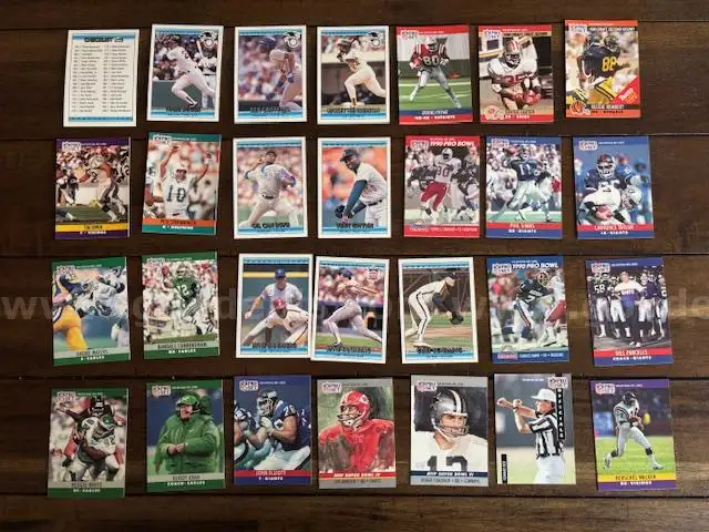 HUGE LOT of BASEBALL/FOOTBALL CARDS 1980s - 2000s