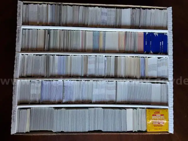 Sports Trading Card Lot – Approx. 4,385 Cards (Football & Baseball) | 1986 Fleer Complete Set + 1988 Fleer Wax Packs + S