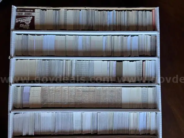 Sports Trading Card Collection – Approx. 4,850 Cards (Football & Baseball) | Sealed Packs & Complete Sets | Shipping Ava