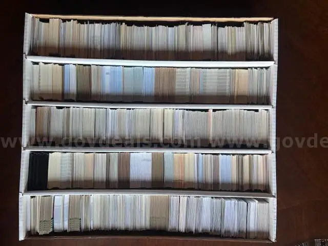 Sports Trading Card Collection – Approx. 4,995 Cards (Baseball & Football) | 1960s–Modern Era | Vintage Included + Seale