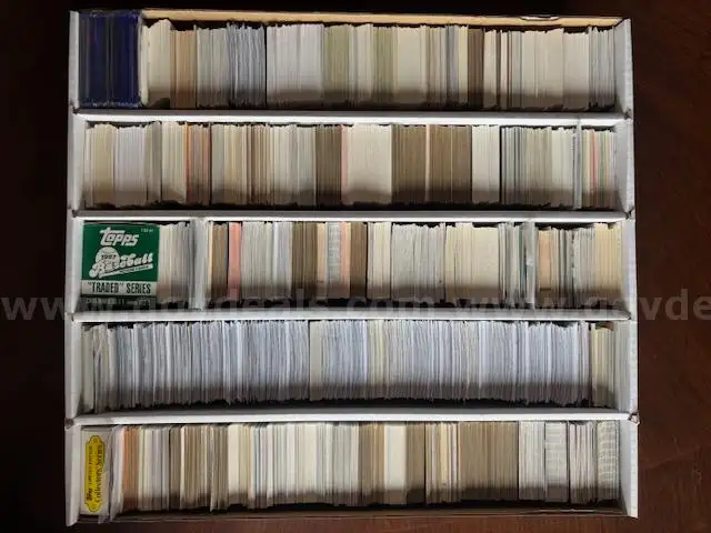Sports Trading Card Collection – Approx. 4,560+ Cards (Baseball & Basketball) | 1960s–Modern Era | Shipping Available