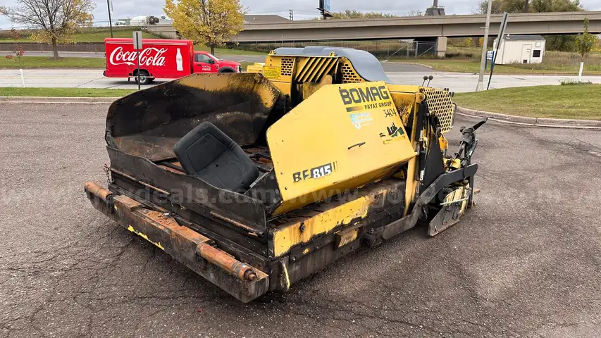 2009 Bomag BF815 Asphalt Paver ** Low Hours **