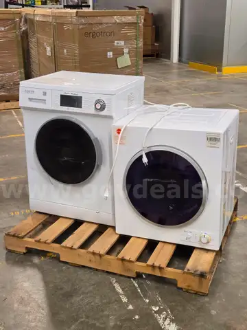 Electric Washer and Dryer Set