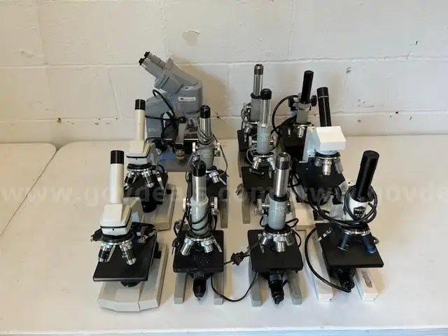 Miscellaneous Microscopes (Lot of 10)