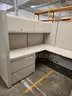 3 Desk Connected Cubicles