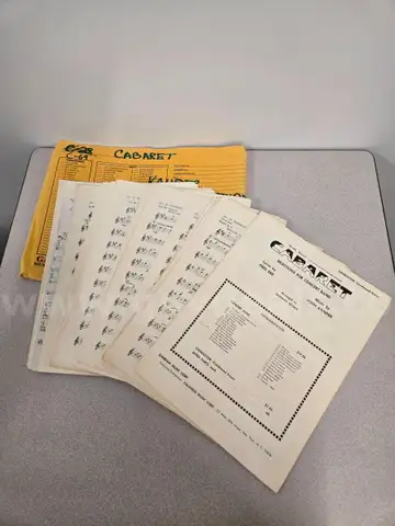 Cabaret Sheet Music