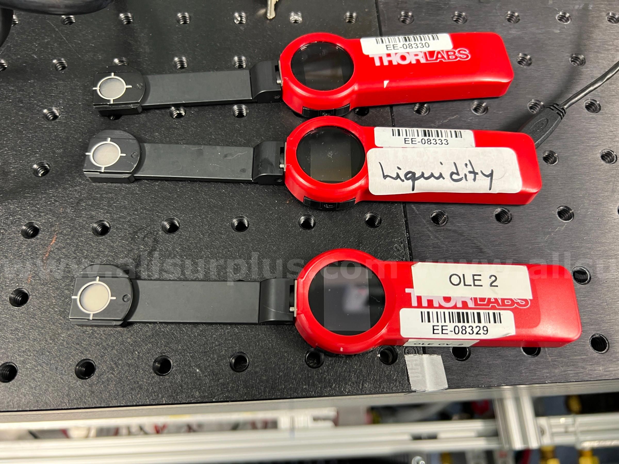 3 Each, Thorlabs S130C Optical Power Meter Sensors | GovDeals