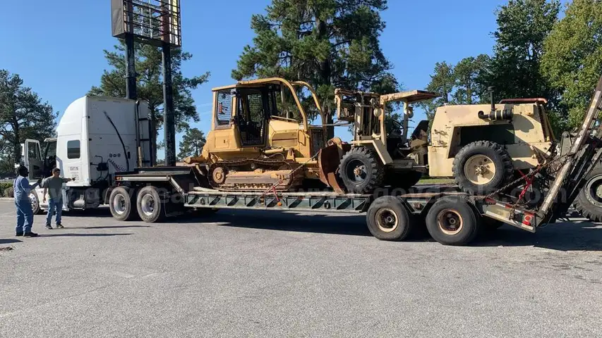 1979 BEC Lowboy Trailer with ramps