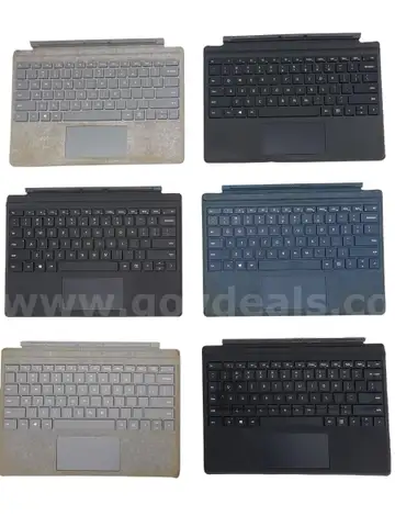 Lot of 6 Genuine Microsoft Type Cover for Surface Pro Model 1725 Various Colors **WILL SHIP