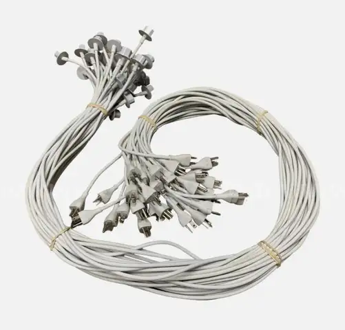 Lot of 35 Used Apple iMac Power Cord Cables (A7 / 10A) - White - Genuine - WILL SHIP