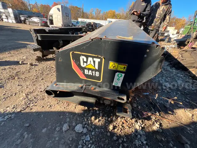 2008 Caterpillar BA18 Sweeper Attachment to Fit Skid Steer Loaders