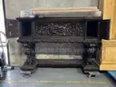 Console with Ornately Carved Figures