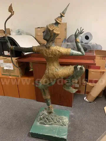 Rama, Thai Dancer - Bronze Statue