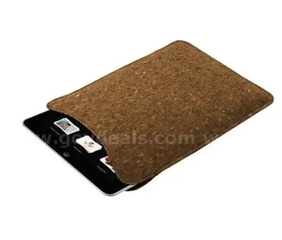 Lot of 200 (Approx) Corkcase- Premium iPad Sleeve Black and Natural brown.