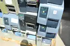 Lot (53) Industrial Label Printers - Mostly Zebra, some Intermec, and a few Datamax