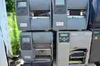 Lot (53) Industrial Label Printers - Mostly Zebra, some Intermec, and a few Datamax