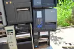 Lot (53) Industrial Label Printers - Mostly Zebra, some Intermec, and a few Datamax