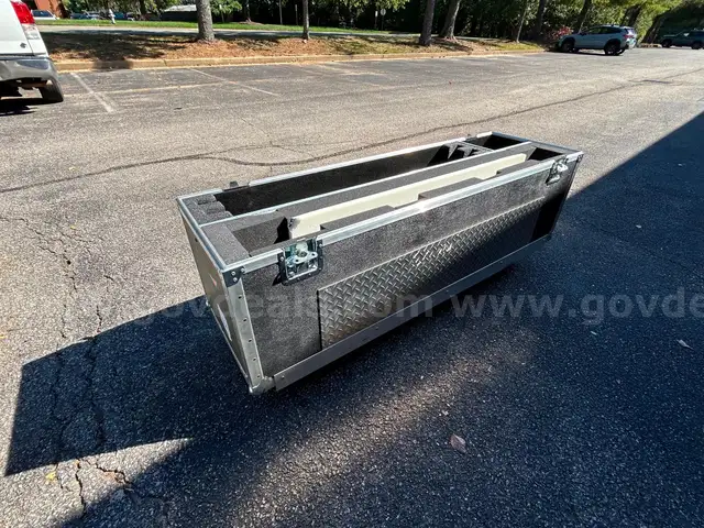 2 rolling event cases with locking tops