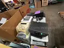 Huge Lot Of 4 Copiers &#x26; 3 Pallets Of Printers.