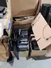 Huge surplus and scrap lot, monitors wires printers and more