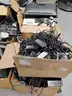 Huge surplus and scrap lot, monitors wires printers and more