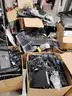 Huge surplus and scrap lot, monitors wires printers and more
