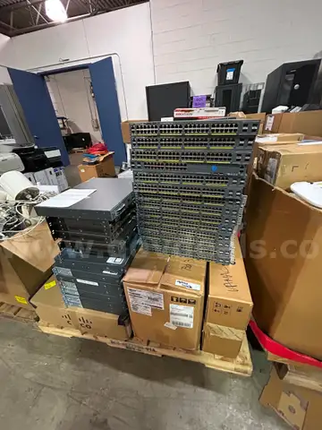4 Pallets Of Cisco Equipment