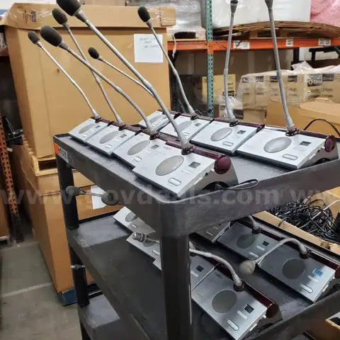 Lot of 16x Taiden HCS-5302D/80 Wireless Delegate Unit Used