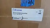 Lot 3 Extron 60-1737-12 SB 33 A Adjustable Width Sound Bar W/ Mount
