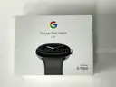 Brand New Google Pixel Watch LTE Polished Silver Stainless Steel Charcoal Band VERIZON
