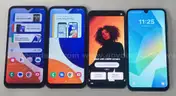 Lot of 4 Dealer Live Demo Android Samsung Smartphones
