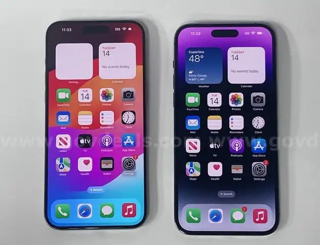 Lot of 2 Apple iPhones - 14 Pro Max and 15