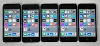 5 Lot Apple iPod Touch 16GB (5th Generation) - Space Gray