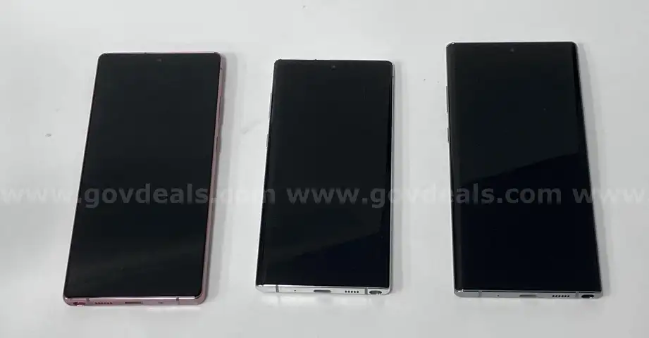 Lot of 3 Verizon Live Demo Android Samsung Smartphones