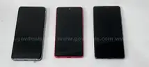 Lot of 3 Verizon Live Demo Android Samsung Smartphones