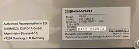 Shimadzu GC-2030 GC System (Year 2020)