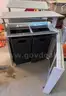 1 Lot of 2 Double Compartment Trash Cans