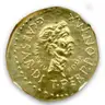The Octavian &#x26; Divus Julius Portrait Aureus 2024 Restrike - 43BC, .9999 1/4oz Pure Gold