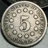 *Rare Coin* 1872 Shield Nickel 5 Cents 5C USA Choice Coin, Over a Century (Circulated)