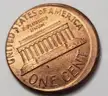 1989 ERROR OFF CENTER LINCOLN CENT, PENNY. BROADSTRIKE REVERSE ALSO (oF) MS UNCIRCULATED