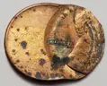 **VERY RARE**ERROR COIN,OFF CENTRE LINCOLN CENT, US MINT ERROR ( NO CLEANING, THE COIN YOU SEE IS WHAT YOU GET)